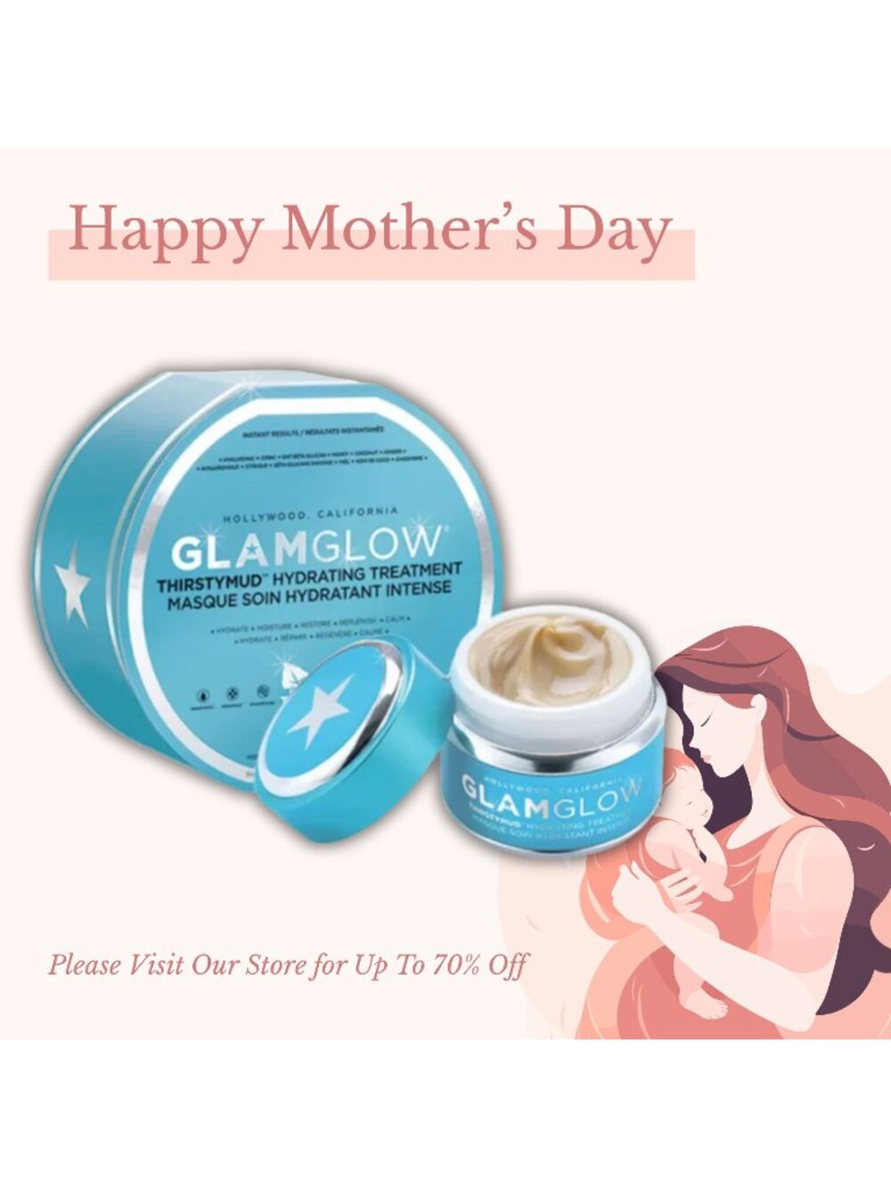 GLAMGLOW Thirstymud Hydrating Treatment 0.5 oz/15g